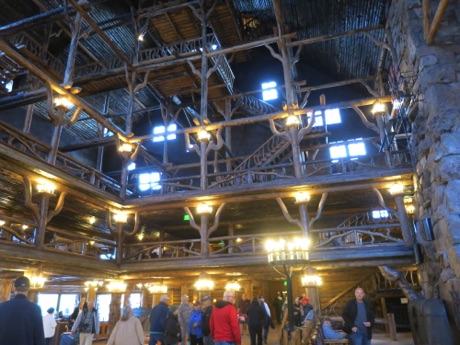 Old Faithful Lodge lobby